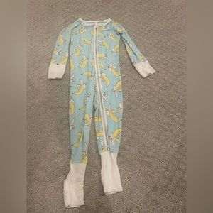 Little Sleepies Bananas Zippies - size 12-18 months